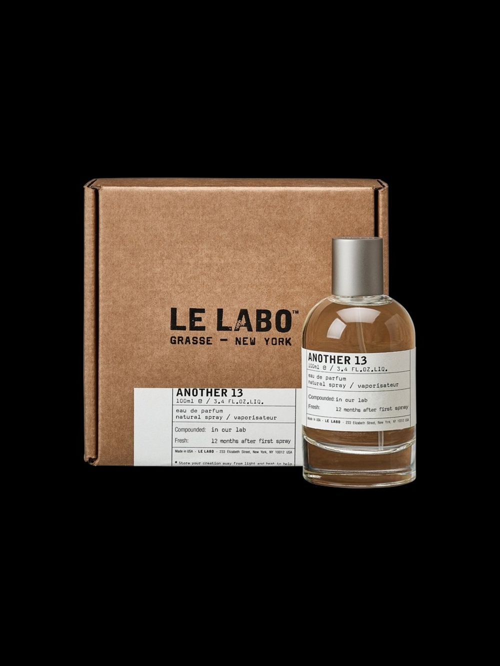 Le Labo Another 13 - 1OOmI Perfume Bottle in Amber and Silver